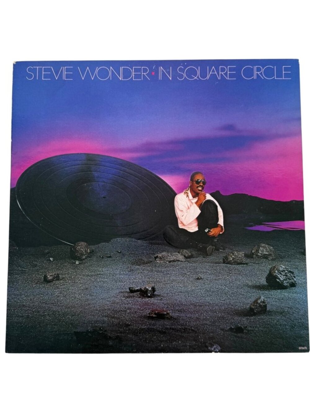 Stevie Wonder In Square Circle Vinyl LP Record 1985 Original Gatefold Tested VTG